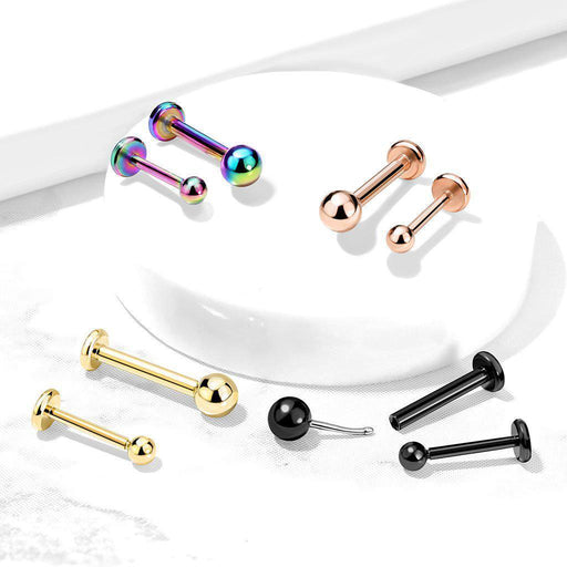 PVD Threadless Ball Labret