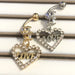 Paved LOVE Heart Belly Bar 14G