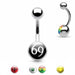 Picture Belly Bar 14G