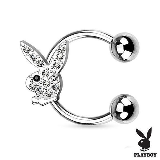 Playboy Bunny Horseshoe 16G