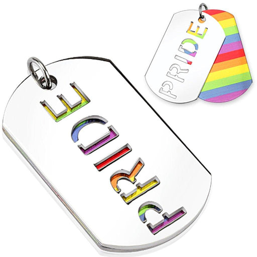 Pride Tag Stainless Steel Pendant