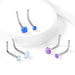 Prong Opal Nose L Bend 20G 18G