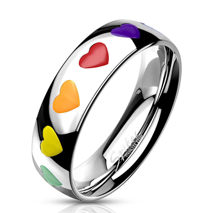 Heart Pride Ring-My Body Piercing Jewellery