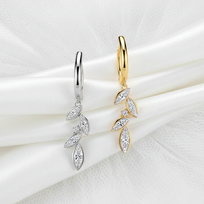 Vine Dangle Hinged Belly Bar 14G