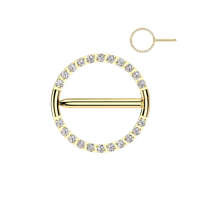 Titanium Paved Clicker Nipple Shield