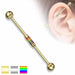 Rainbow Centre Industrial Bar 14G 38mm