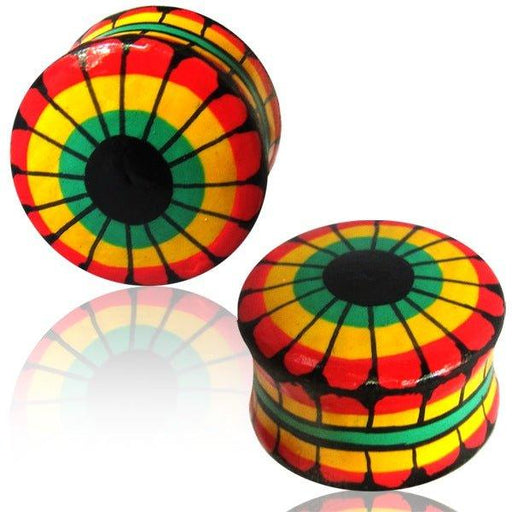 Rasta Wood Saddle Fit Plug PAIR 6mm-25mm