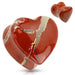 Red Jasper Stone Heart Plug 6mm-16mm