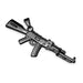 Rifle Stainless Steel Pendant