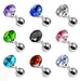 Round Gem Cartilage Bar 16G
