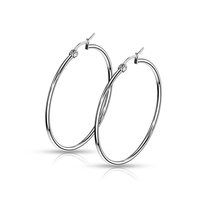 Hoop Earrings Pair 10mm - 75mm