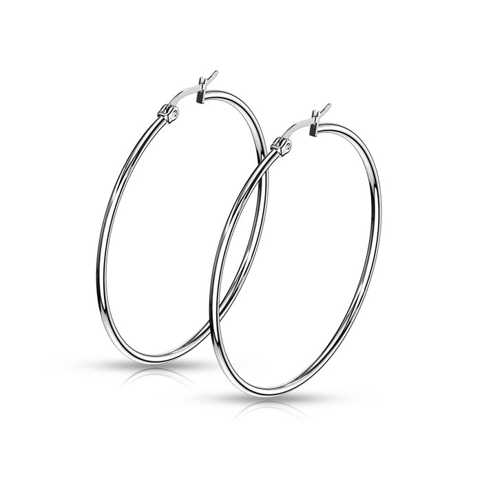Hoop Earrings Pair 10mm - 75mm