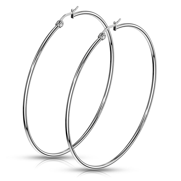Hoop Earrings Pair 10mm - 75mm