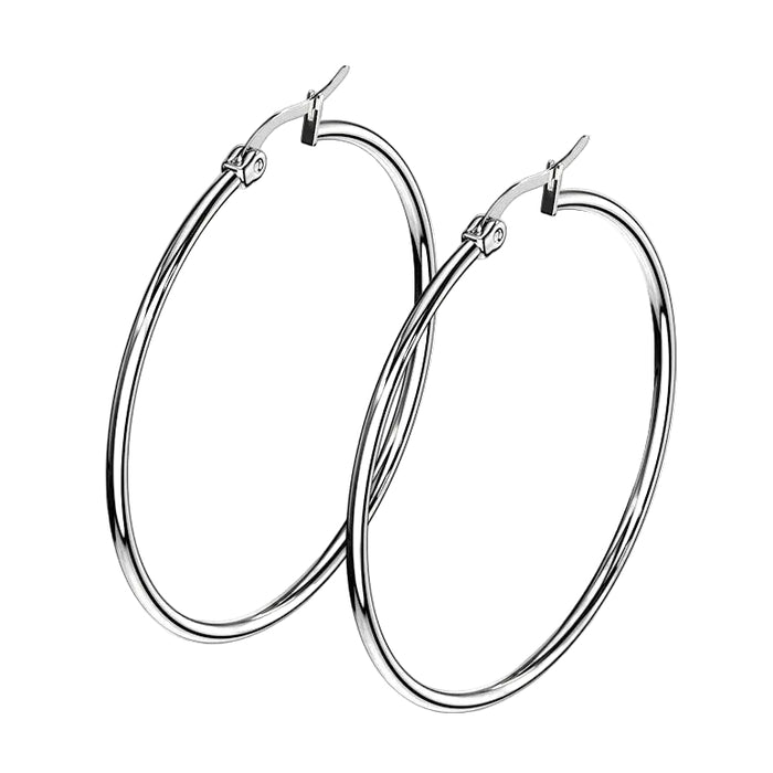 Hoop Earrings Pair 10mm - 75mm