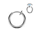Spring Action Faker Ear Cuff / Ring – 316L Surgical Steel Non-Piercing with description