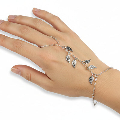 Leaf Ring Bracelet