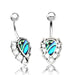 Shell Fan Belly Bar 14G