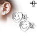 Smiling Heart Earrings Pair