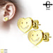 Smiling Heart Earrings Pair