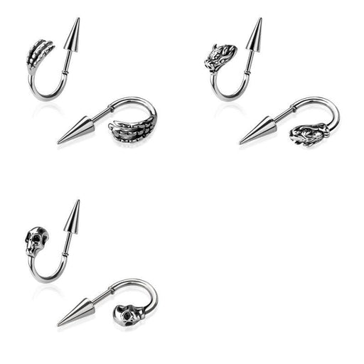 Spike Loop Cartilage Cuff 16G