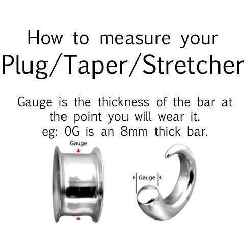 Square Front Steel Saddle Plug 8G-2G