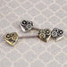 Steampunk Hearts Nipple Bar 14G