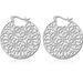 Steel Disc Earring Pair Style 3