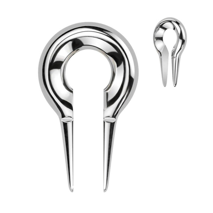 Steel Keyhole Ear Weights PAIR