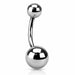 Surgical Steel Belly Bar 16G 14G