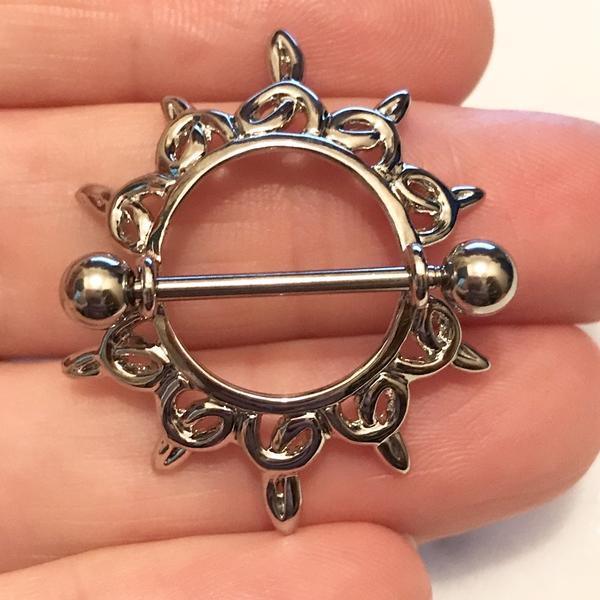 Swirls Nipple Shield 14G (Single)