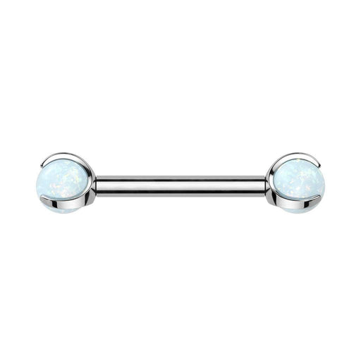 Body Jewelry - Titanium I.T. Opal Nipple Bar 14G