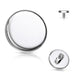 Titanium Circle Dermal Top 14G