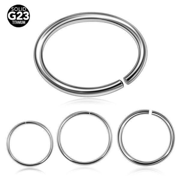 Titanium Continuous Ring 20G 18G