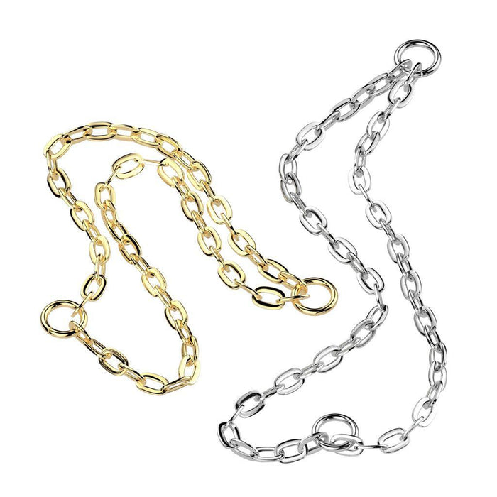 Titanium Double Connector Chain