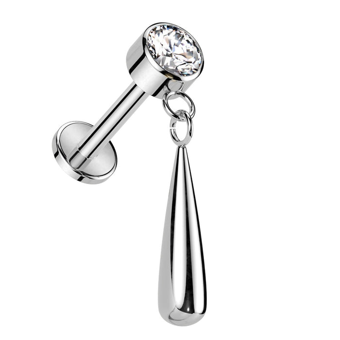 Titanium Drop Labret 16G