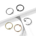 Titanium Fixed Ball Nose Ring 20G 18G