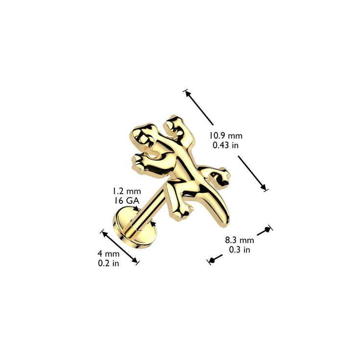 Titanium Gecko Labret 16G