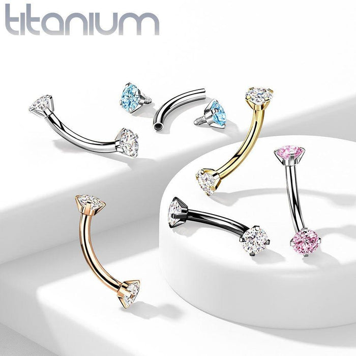 Titanium I.T. Gem Curve 16G