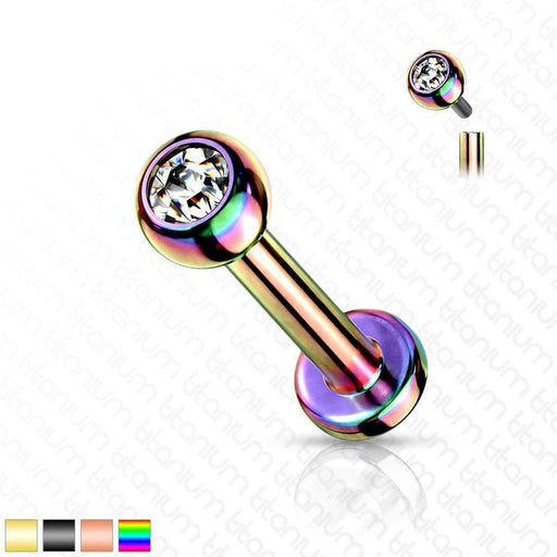 Titanium I.T. Gem Labret