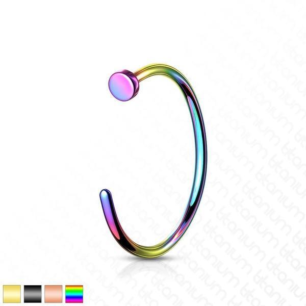 Titanium Nose Hoop 20G 18G