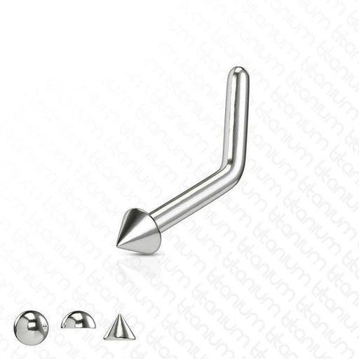 Titanium Nose L Bend 20G 18G