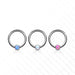 Titanium Opal Captive Ring 16G