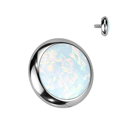 Titanium Opal Dermal Top 14G