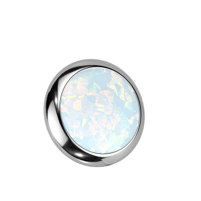 Titanium Opal Dermal Top 14G