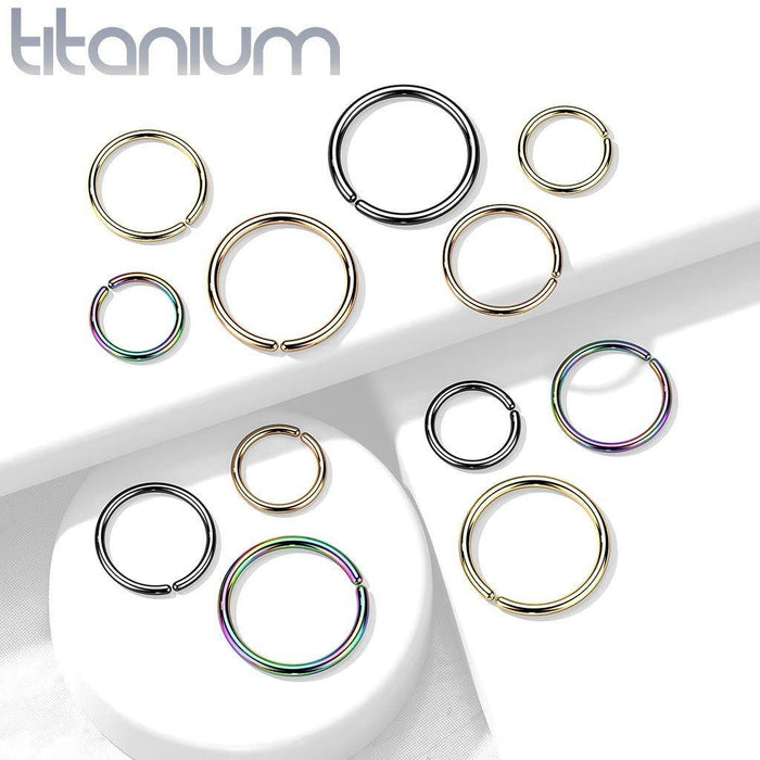 Titanium PVD Continuous Ring 20G 18G