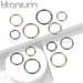 Titanium PVD Continuous Ring 20G 18G