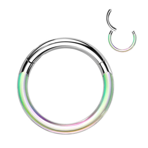 Titanium Photochromic Hinged Ring 16G