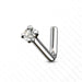 Titanium Prong Nose L Bend 20G 18G