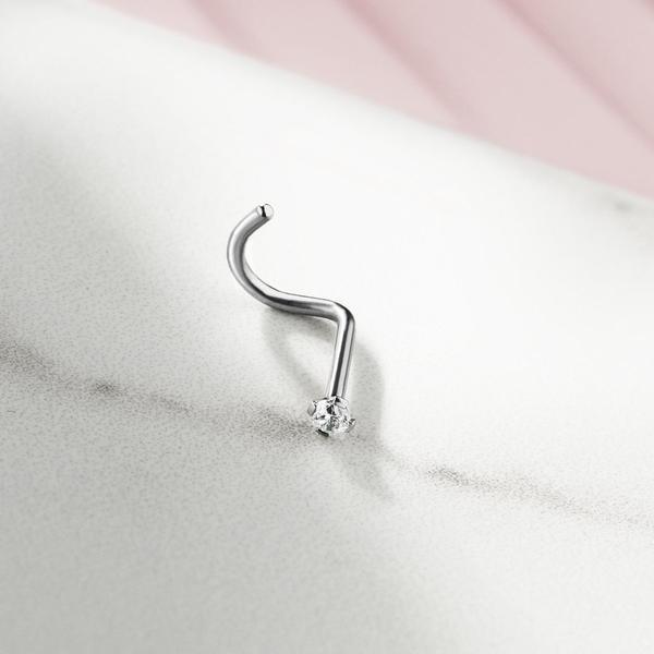 Titanium Prong Nose Screw 20G 18G