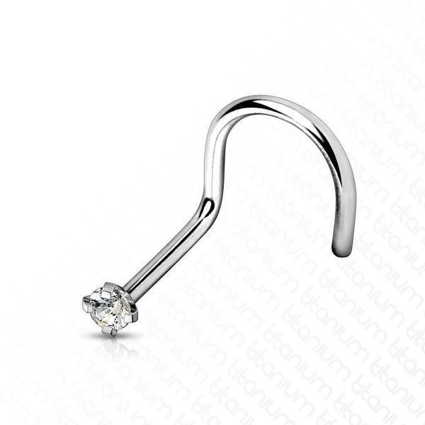 Titanium Prong Nose Screw 20G 18G
